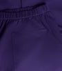 Vince Purple Flared Midi Skirt