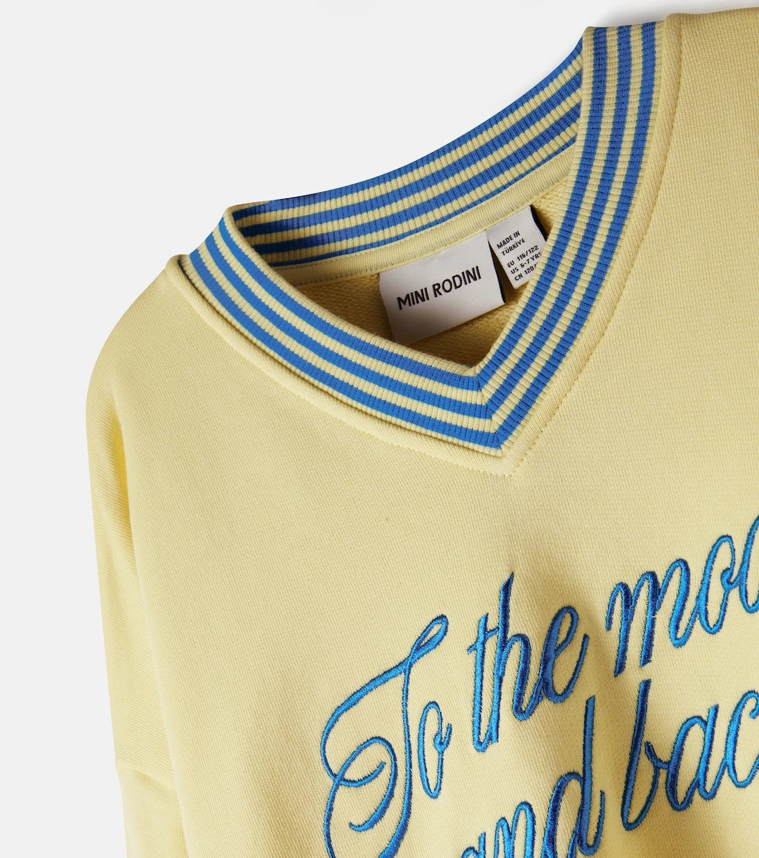 Mini Rodini - To The Moon cotton jersey sweatshirt
