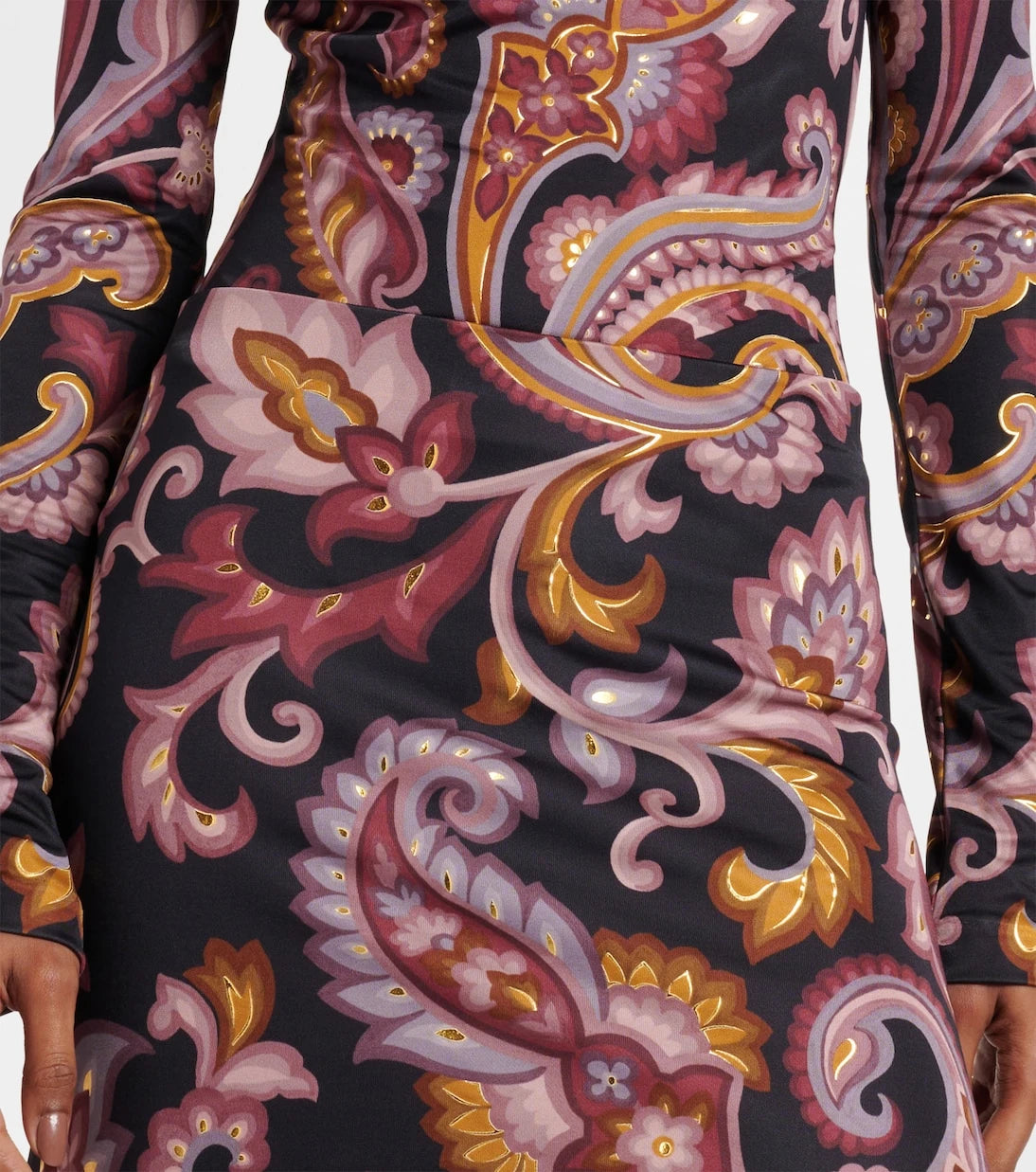 Etro - Paisley jersey maxi skirt