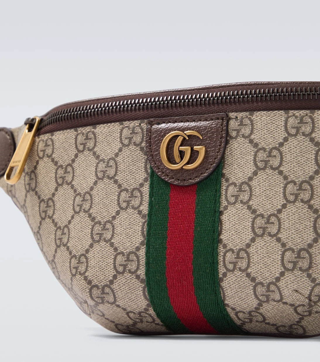 Gucci - حقيبة الحزام الصغيرة Ophidia GG Canvas