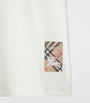 Burberry Cotton Check-Trim T-Shirt