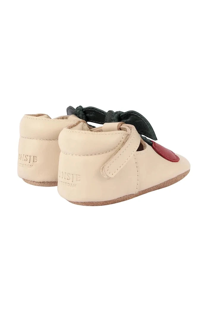 Бебешки кожени обувки Donsje Nanoe Shoes Cherry