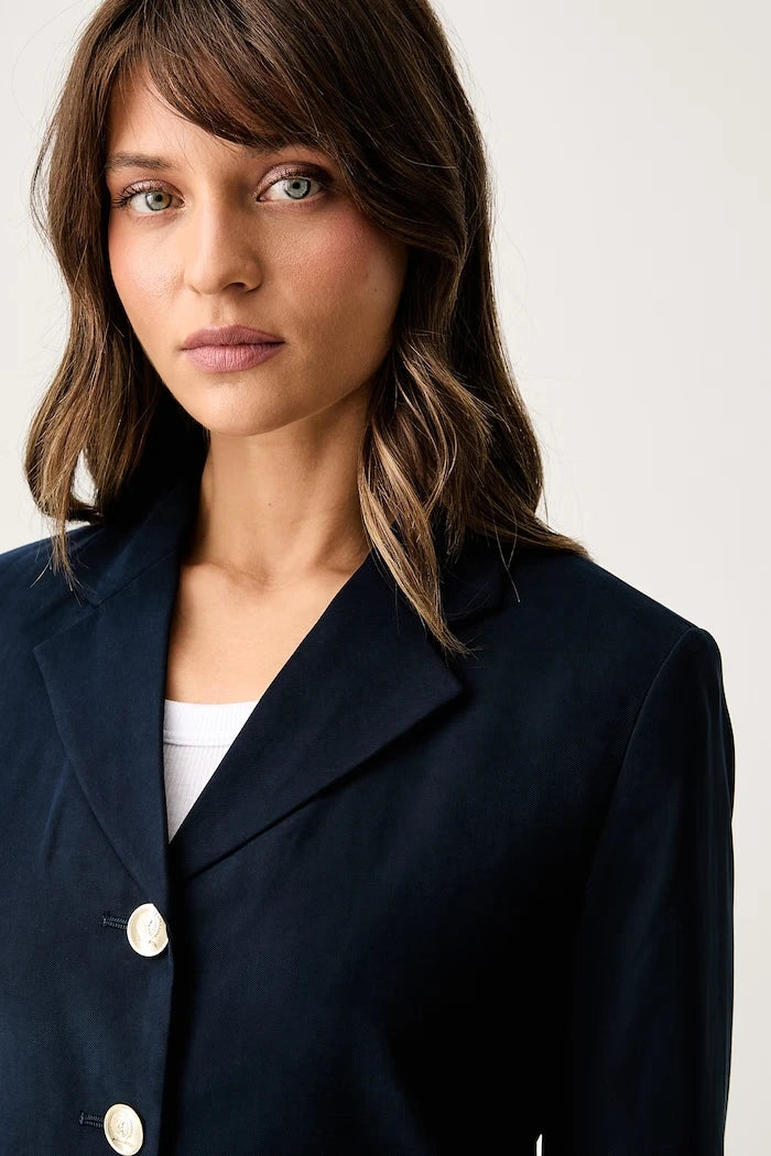 Tommy Jeans Kadın Tek Düğmeli Ceket Viskozlu