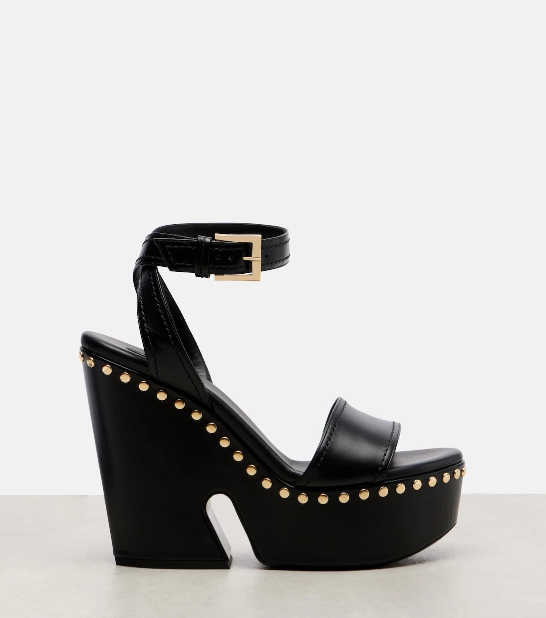 Givenchy - Taşlı platform deri sandaletler
