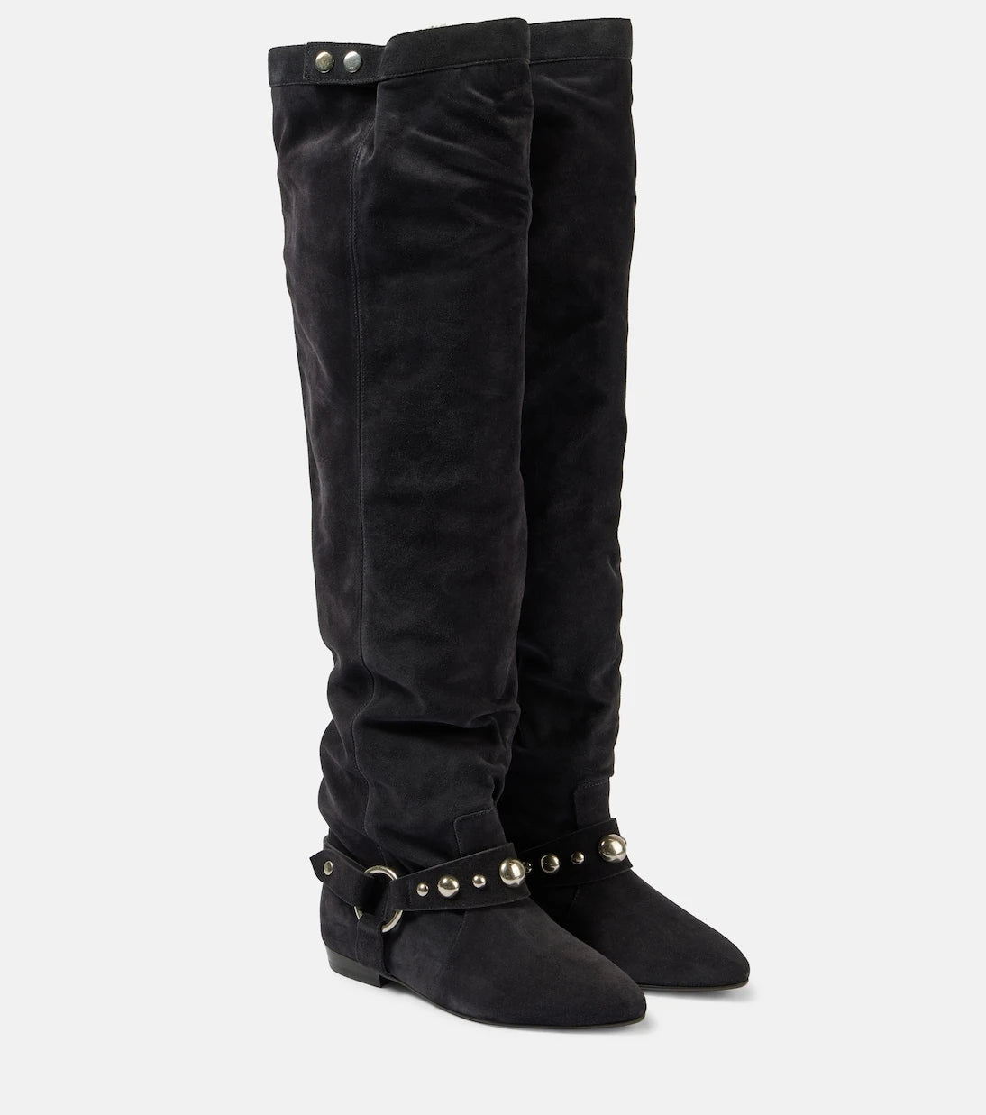 Isabel Marant - Selize suede over-the-knee boots