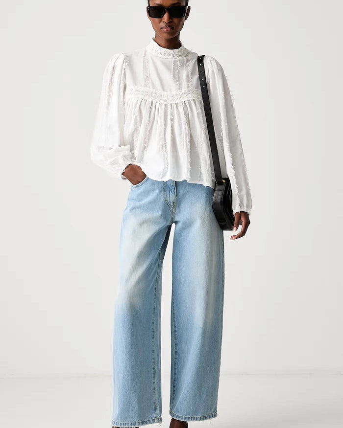 Haveone relaxed fit kadın kot pantolon