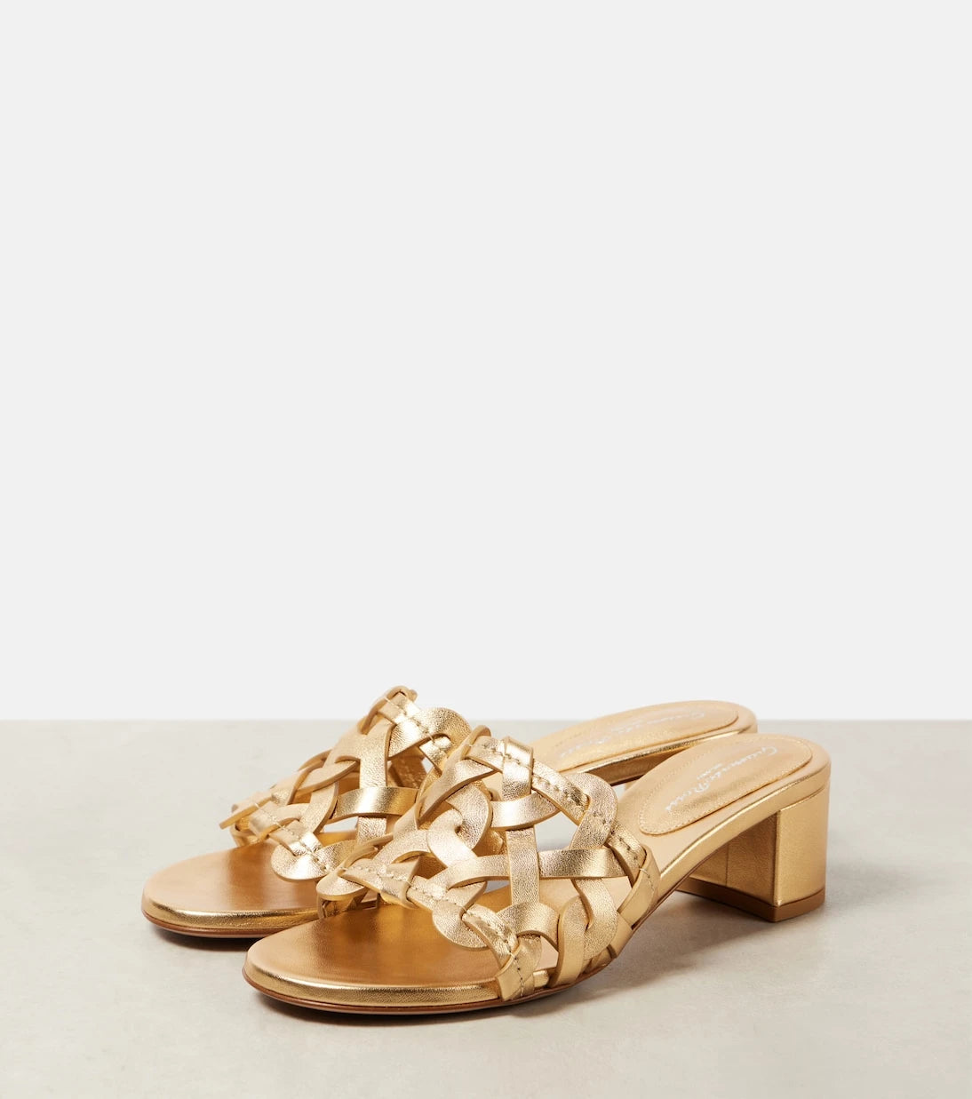 Gianvito Rossi - Amalfi 45 leather mules