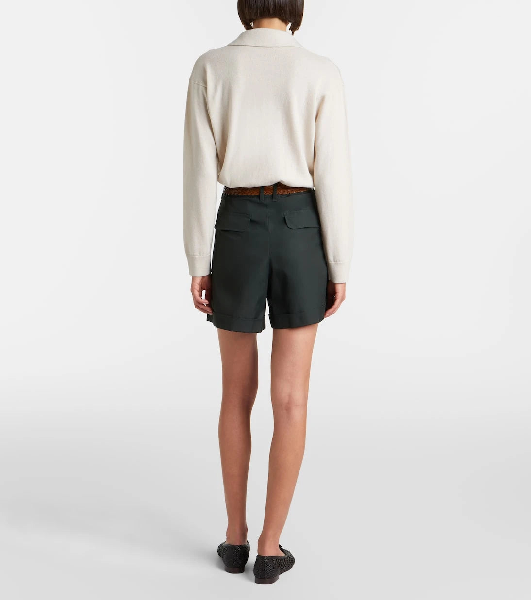 'S Max Mara - Cotton poplin shorts