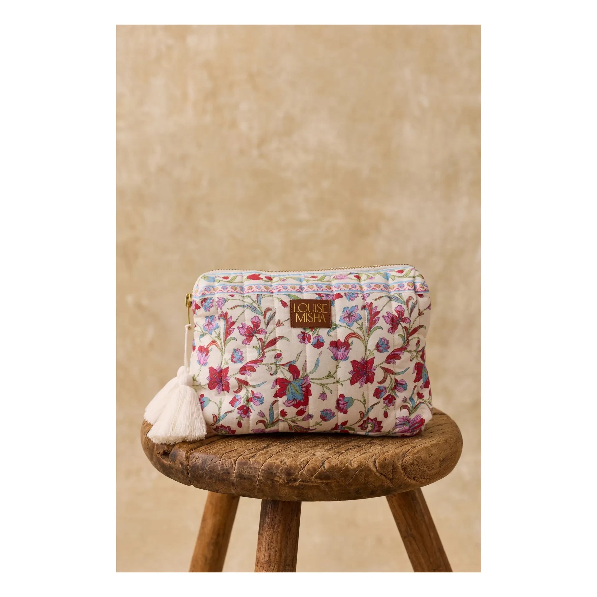 Louise Misha - Teiki toiletry bag | Cream