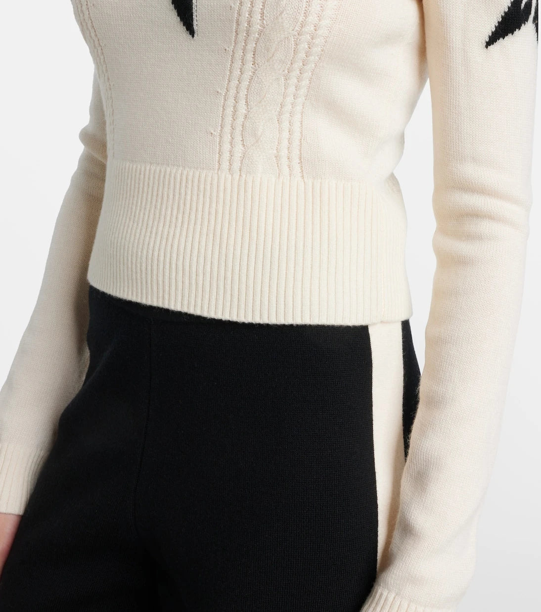 Perfect Moment - Intarsia wool sweater