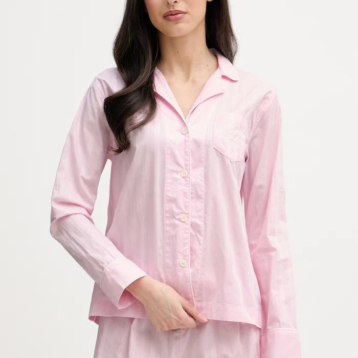 Lauren Ralph Lauren iki parçalı kadın pamuklu pijama