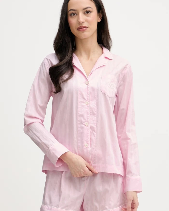Lauren Ralph Lauren iki parçalı kadın pamuklu pijama