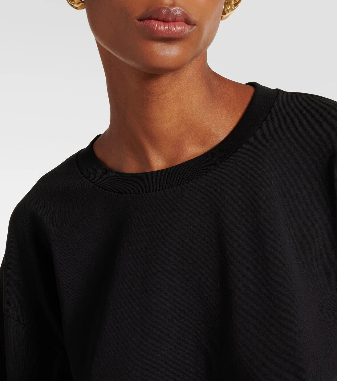 Dries Van Noten - Ruched cotton jersey sweatshirt