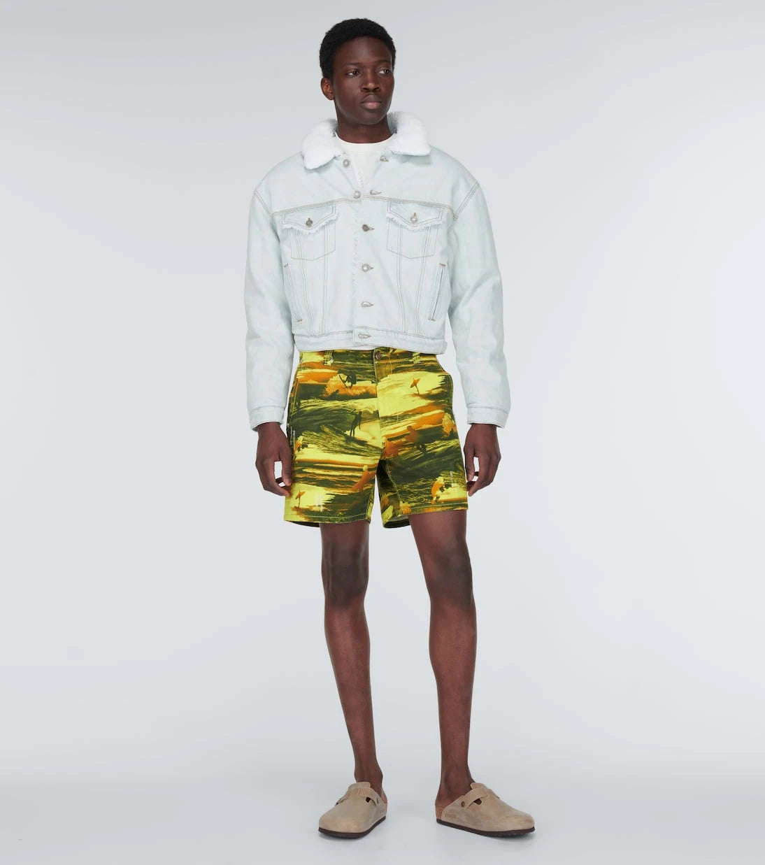 ERL - Printed cotton shorts
