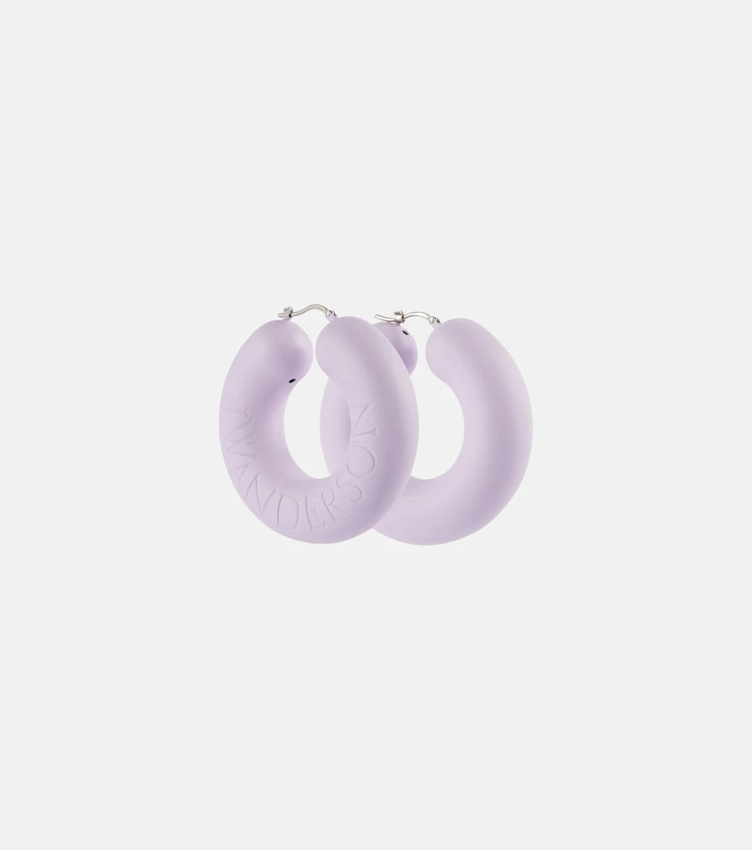 JW Anderson - Logo hoop earrings