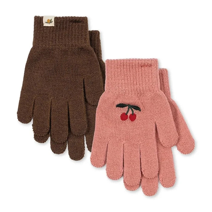 Çocuklar için yünlü eldivenler 2'li FILLA GLOVES
