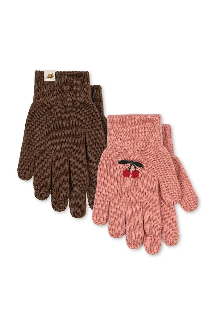 Çocuklar için yünlü eldivenler 2'li FILLA GLOVES
