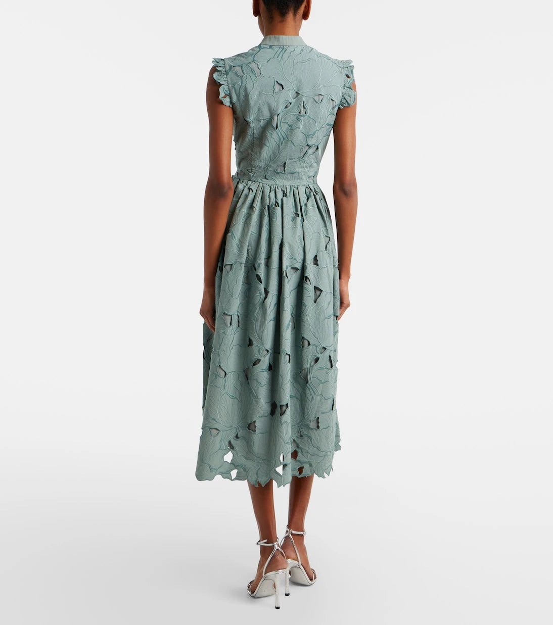 Erdem - Guipure lace shirt dress