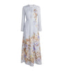 Zimmermann Multi Silk Coco Billow Maxi Dress