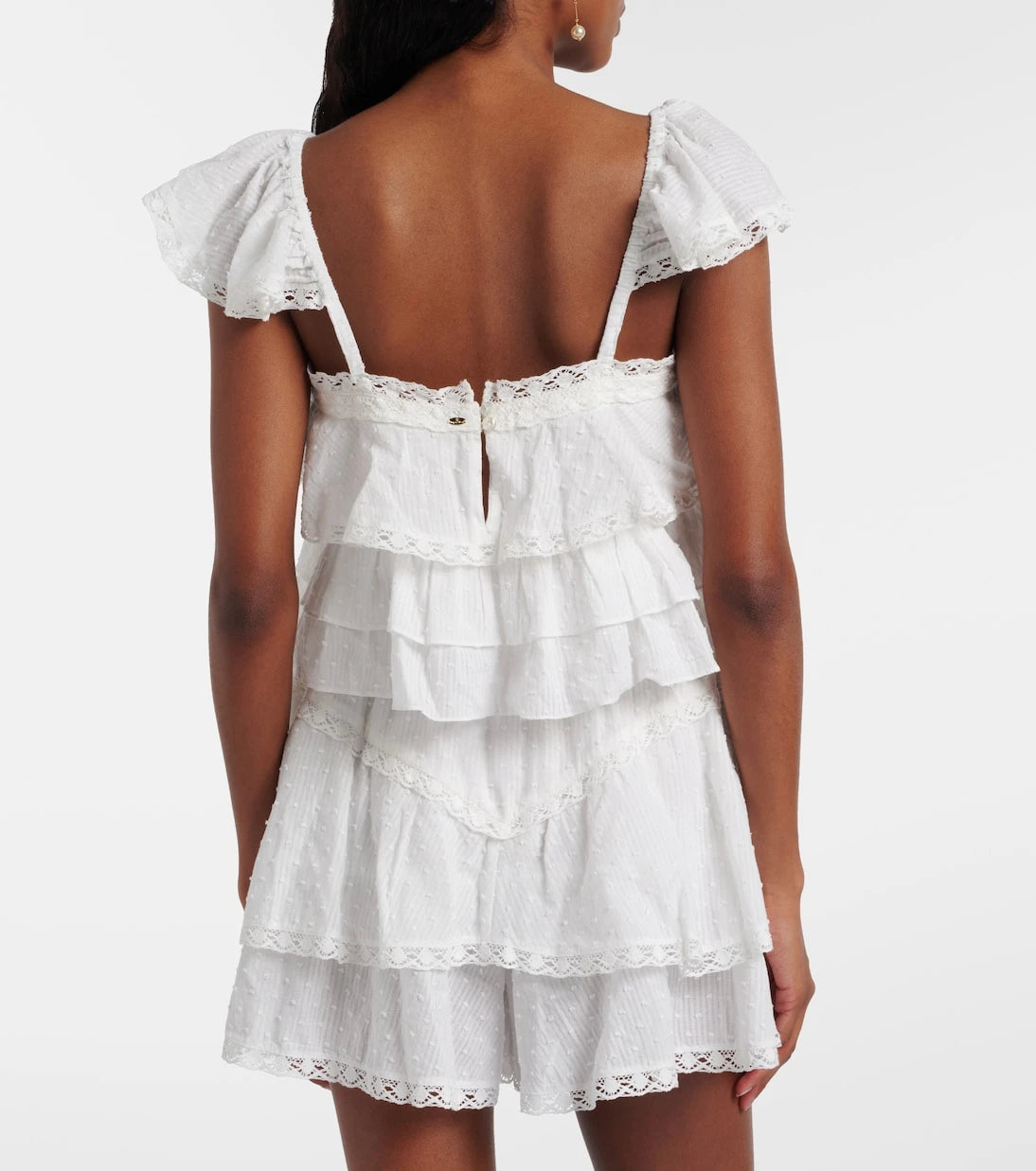 Poupette St Barth - Anya ruffled cotton top