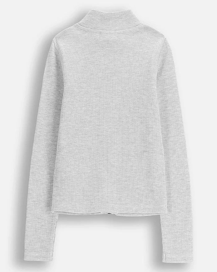 Çocuklar için pamuklu Coccodrillo fermuarlı sweatshirt