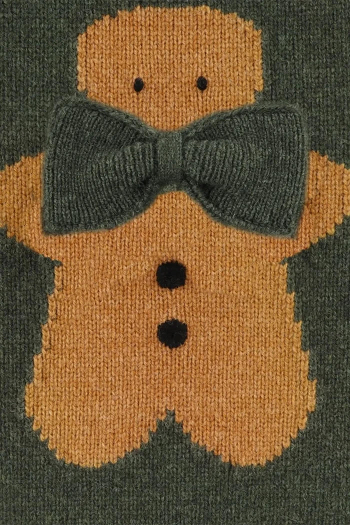 Donsje Denn Merino Yün Bebek Kazak Gingerbread