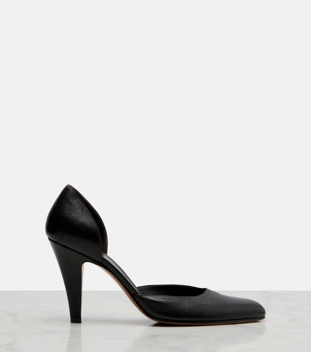 The Row - Ornella D'Orsay leather pumps