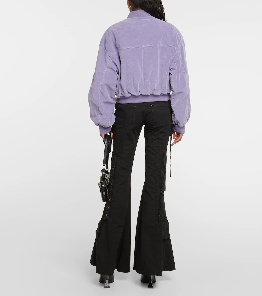 Blumarine - Velvet bomber jacket