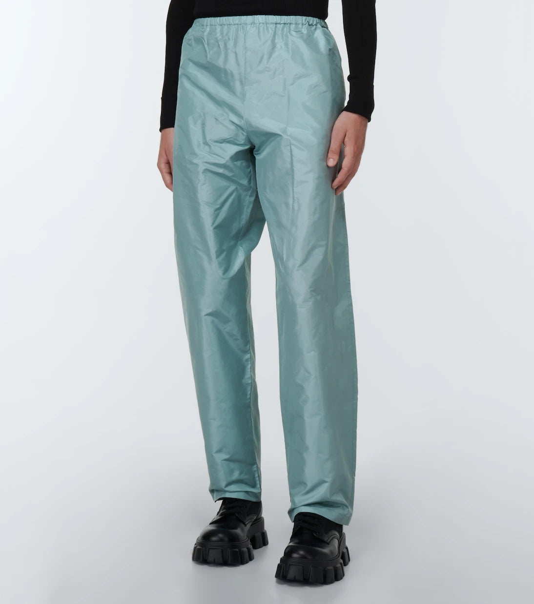 Prada - Silk wide-leg pants