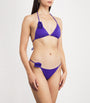 Maygel Coronel Blue Gola Triangle Bikini