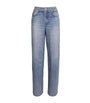 Rag & Bone Blue Miramar Low-Rise Wide-Leg Jeans