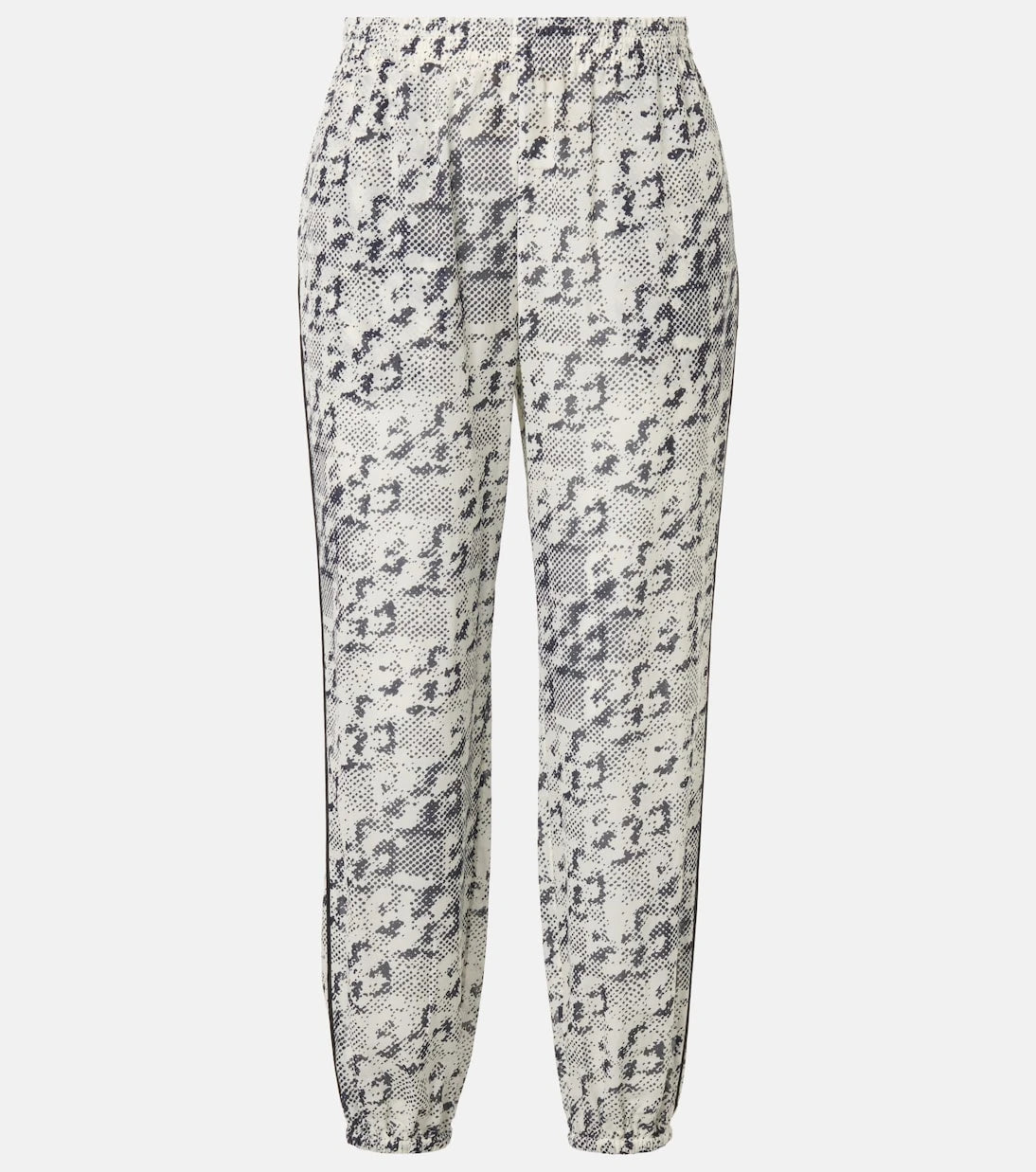 Tory Burch - Printed silk and cotton palazzo pants