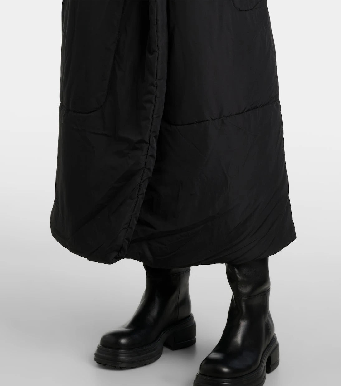 Norma Kamali - Sleeping Bag habotai wrap coat