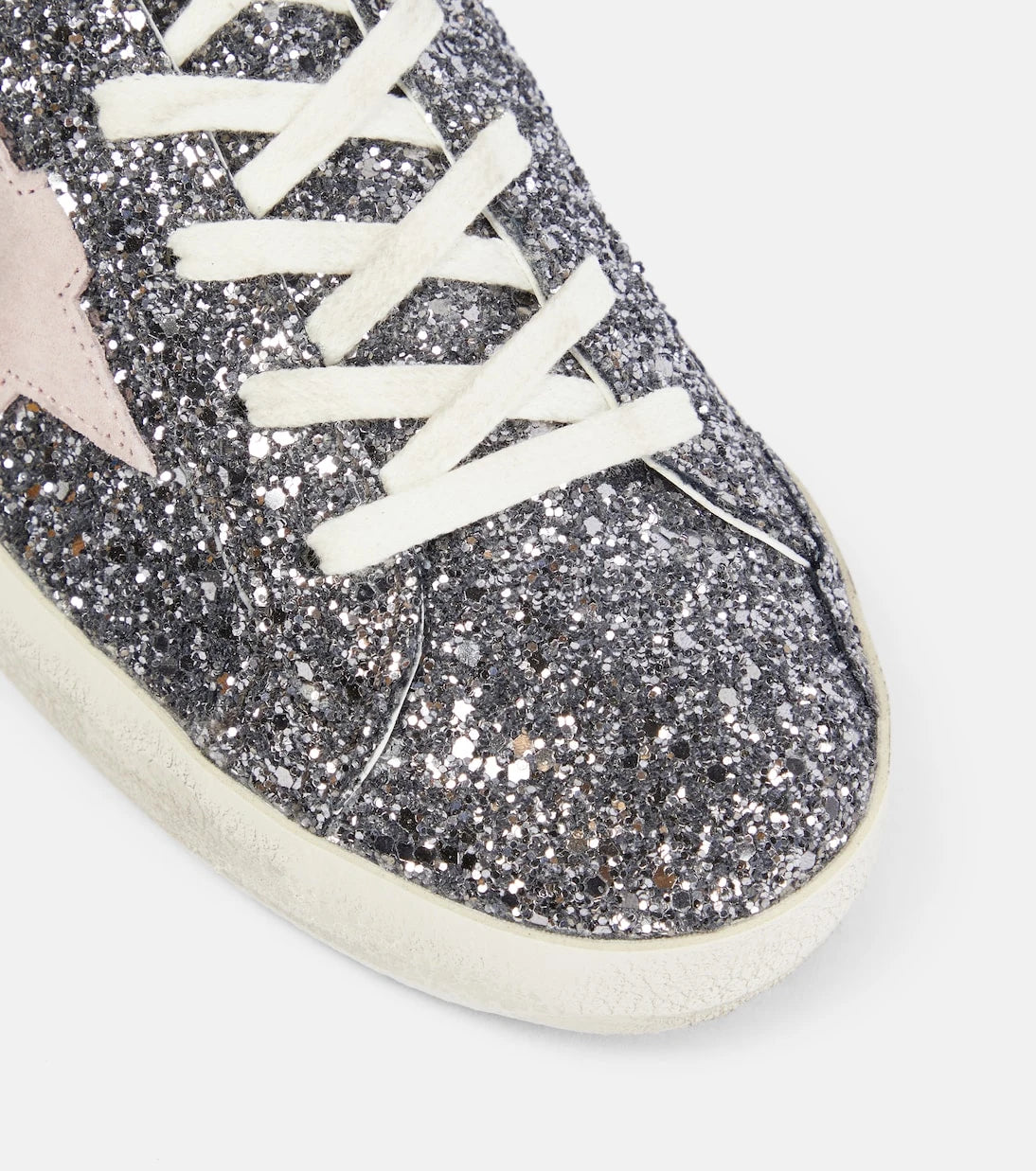 Golden Goose - Super-Star glitter sneakers