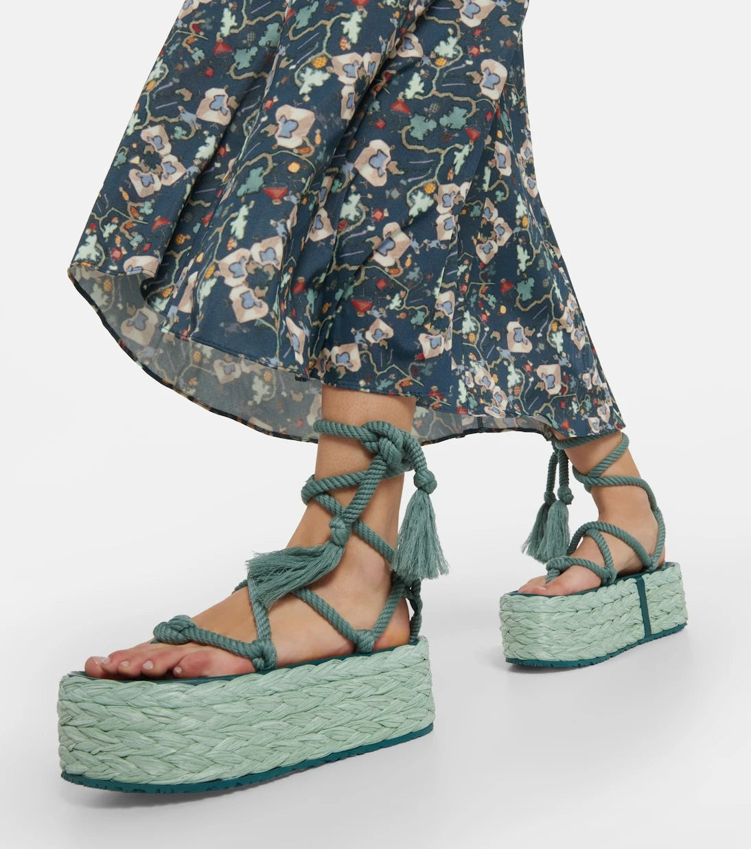 Isabel Marant - Elif platform espadrille sandals