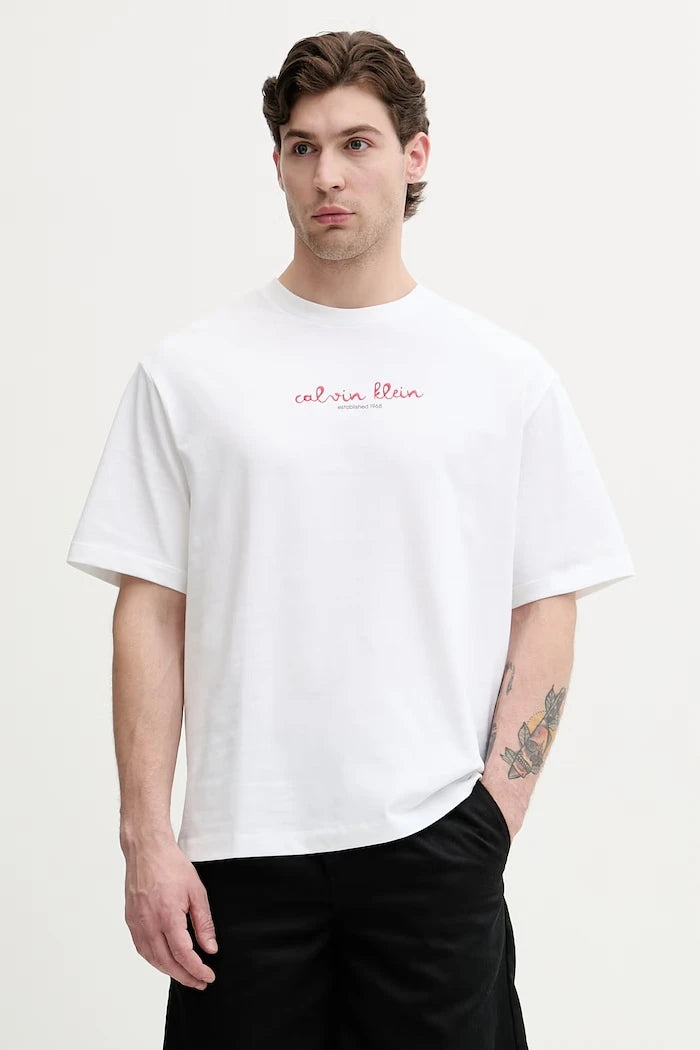 Calvin Klein Jeans erkek pamuklu tişört