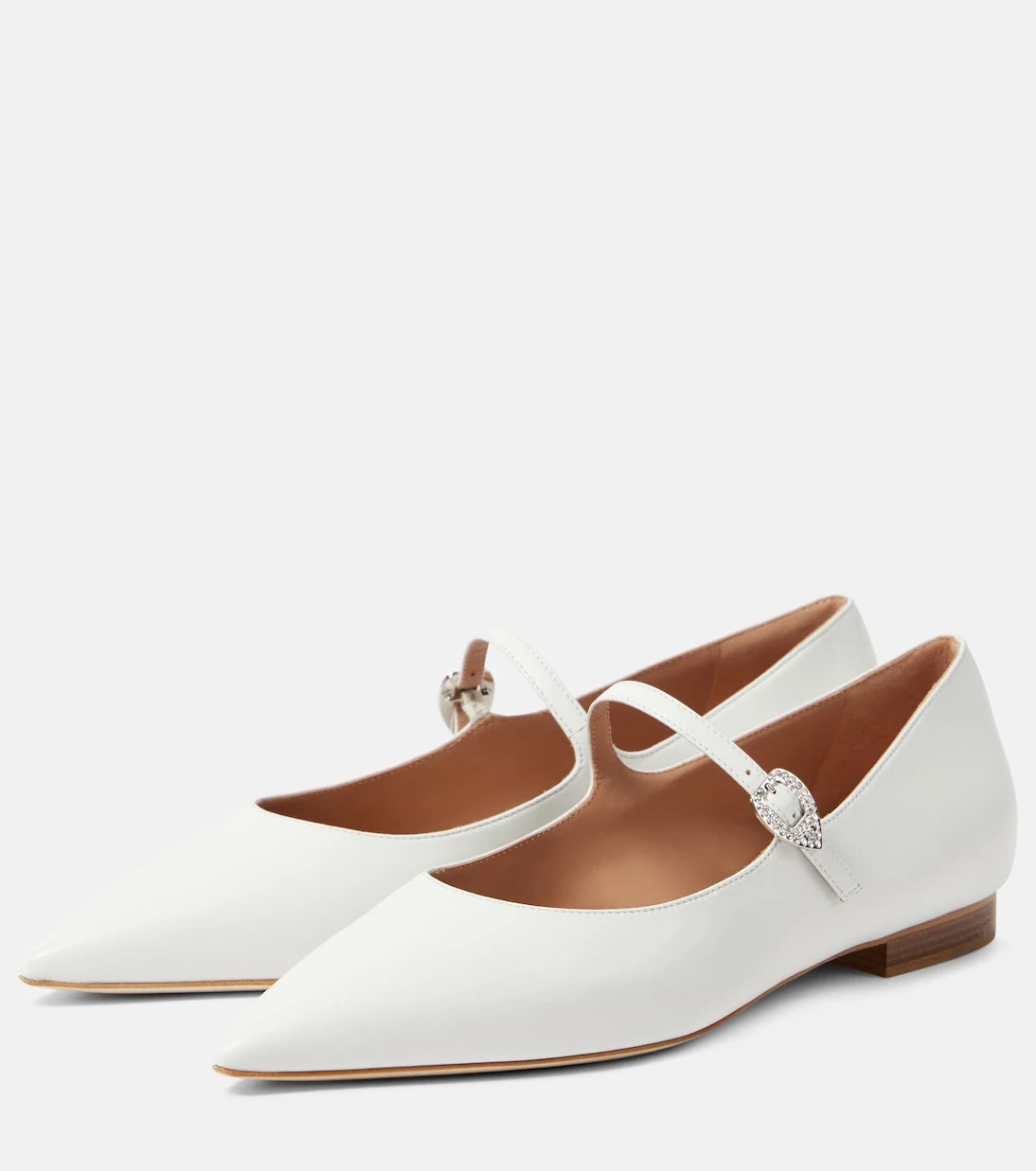 Malone Souliers - x Tabitha Simmons Kate leather ballet flats