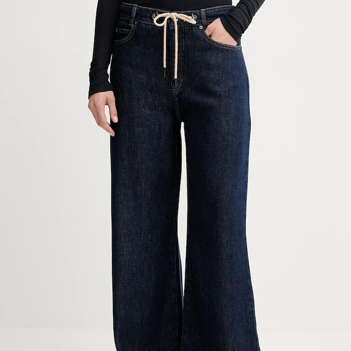 MUNTHE дънки wide leg дамски OBEY