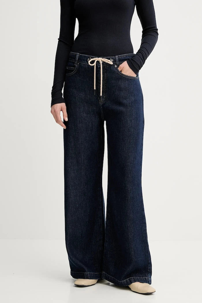 MUNTHE дънки wide leg дамски OBEY
