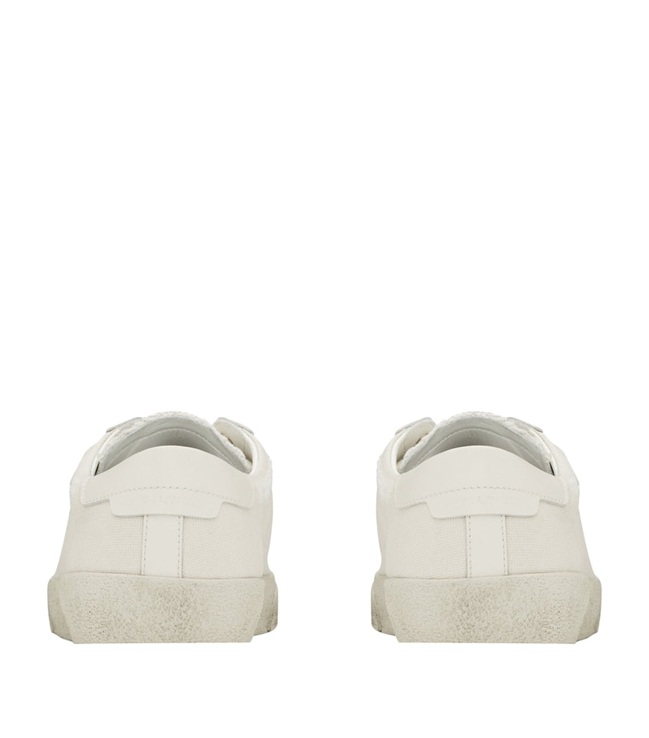 White Canvas Court Classic SL/06 Sneakers