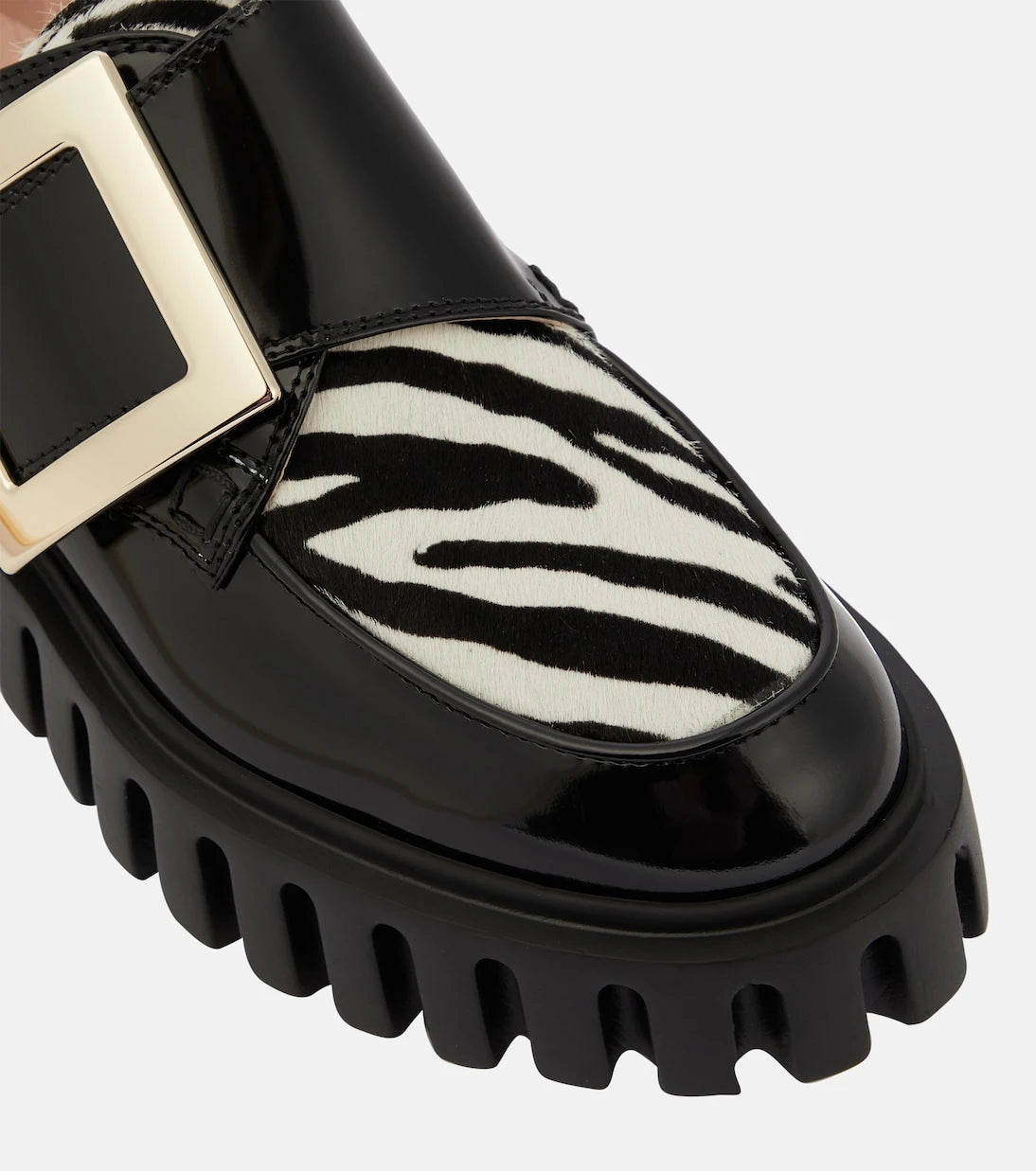 Roger Vivier - Viv' Go-Thick patent leather platform loafers