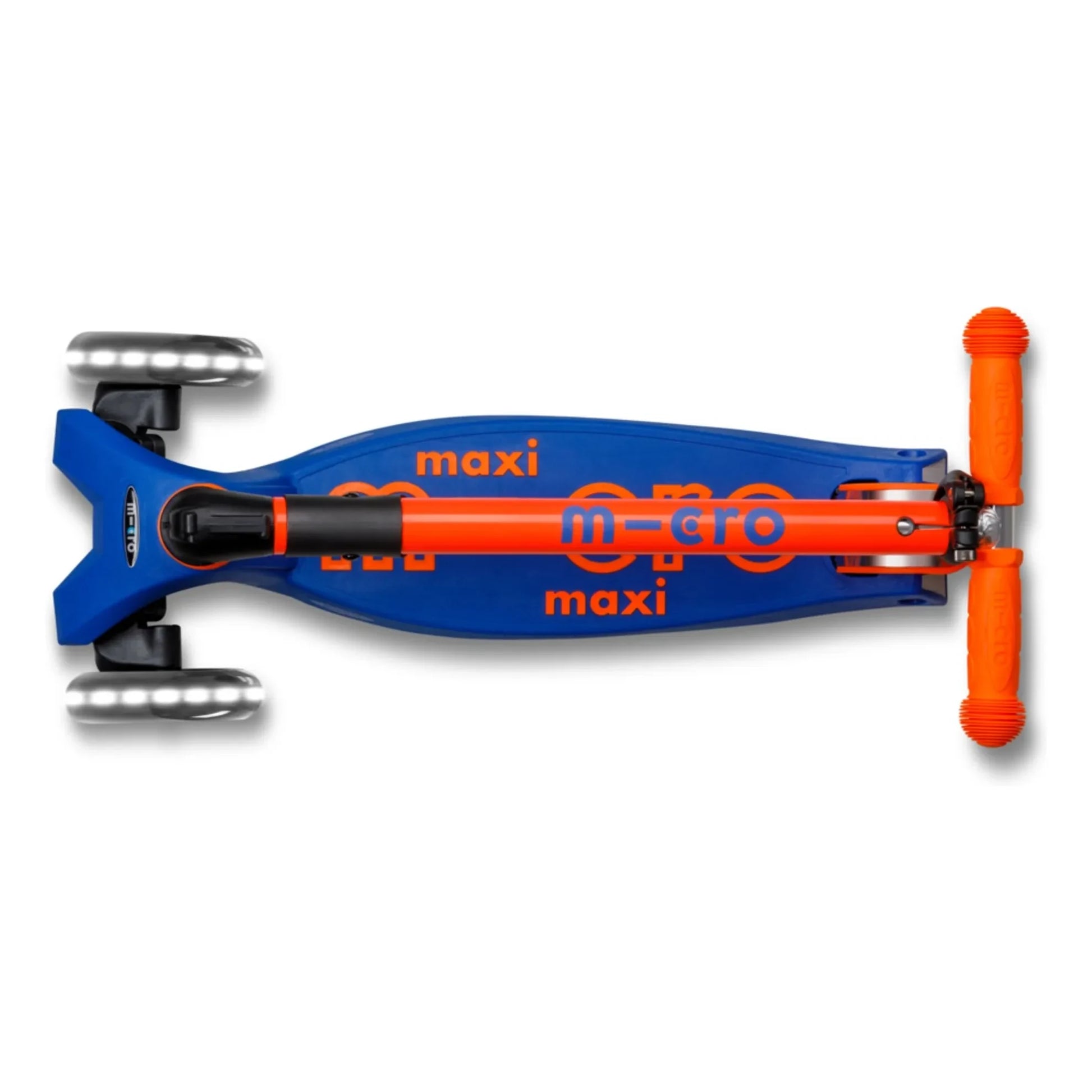 Micro - Maxi Foldable Neon LED Scooter | Orange