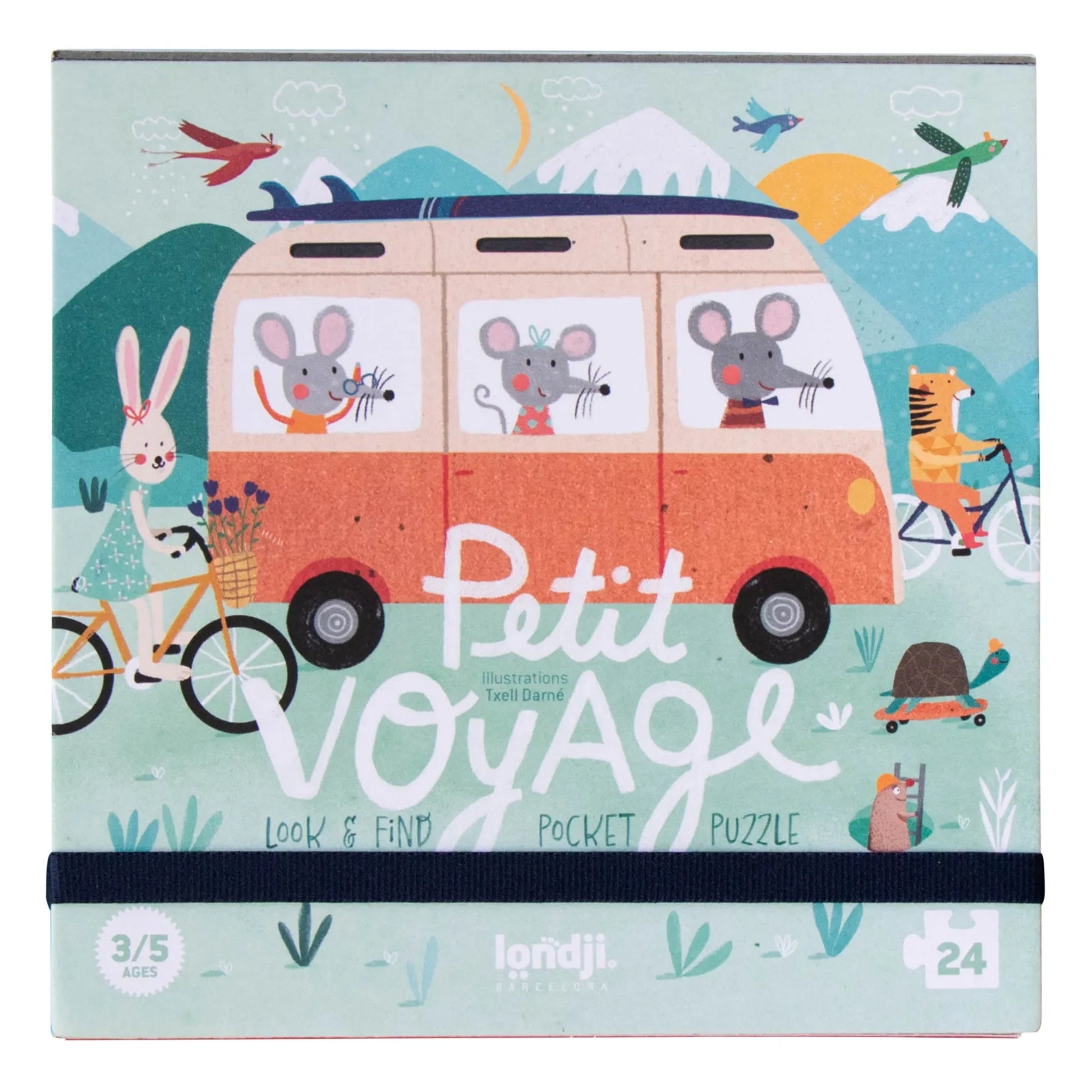 Londji - Petit Voyage Puzzle - 24 pieces