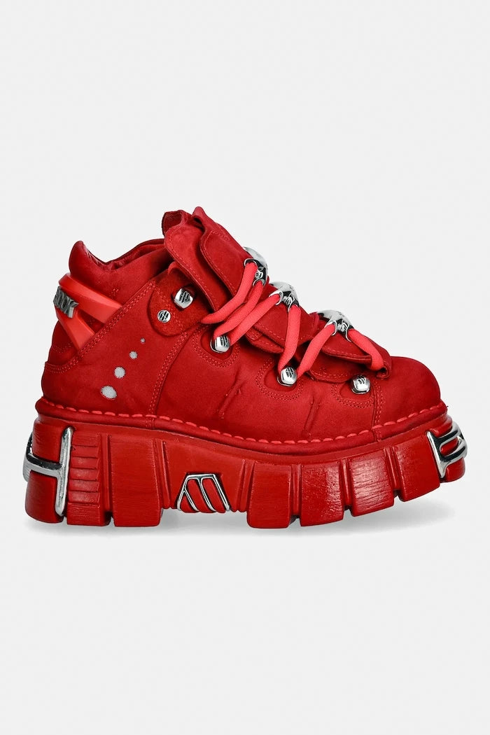 New Rock NOBUCK ROJO, TOWER ROJO PALADIO Süet Spor Ayakkabı
