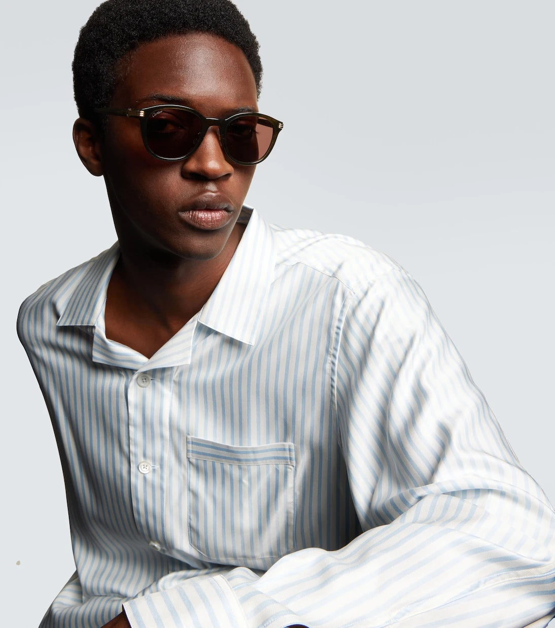 Cartier Eyewear Collection - Tortoiseshell aviator sunglasses