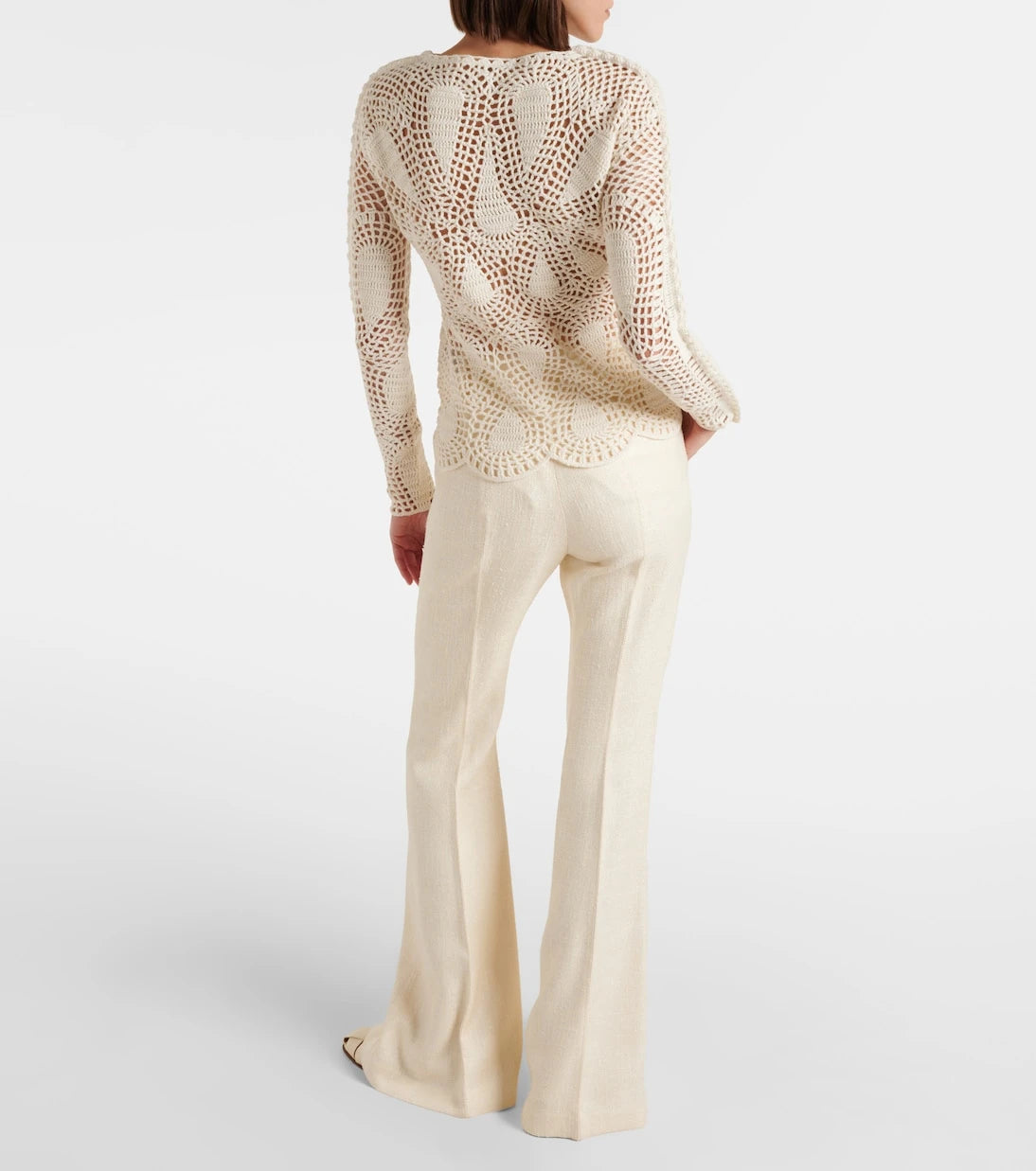 Gabriela Hearst - Caps crochet wool and cashmere top