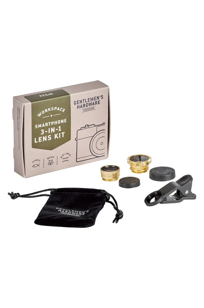 Gentelmen's Hardware Telefon İçin Fotoğraf Lens Seti
