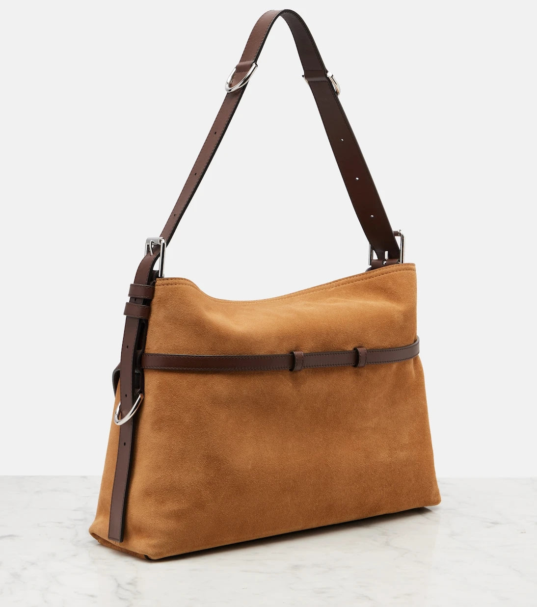 Givenchy - Voyou Medium suede shoulder bag