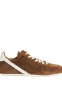 Suede Minimal Low-Top Sneakers