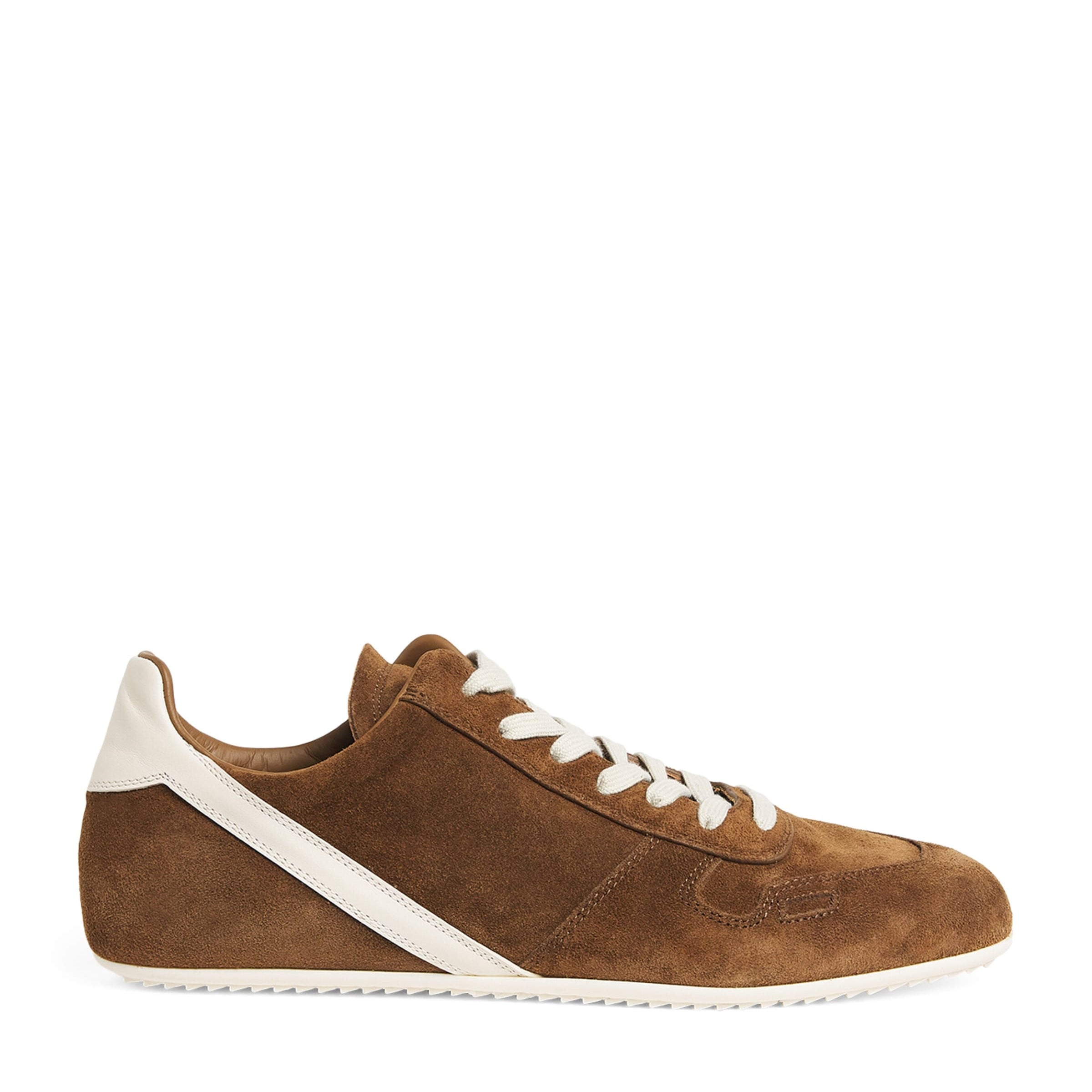Suede Minimal Low-Top Sneakers